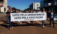 Decidido! Educação paranaense está em greve. Cidades da Cantu também se manifestaram