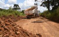 Pinhão - Secretaria de transportes inicia manutenção das estradas rurais
