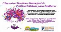 Nova Laranjeiras - I Primeiro Encontro Temático Municipal de Políticas Públicas para Mulheres