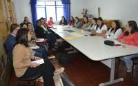 Pinhão - Prefeito e secretária de Educação participam de reunião de diretoras das escolas municipais e CMEIS