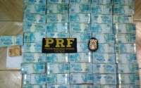 PRF apreende mais de meio milhão de reais na BR-277