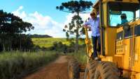 Reserva do Iguaçu - Prefeito vistoria obras em estradas rurais