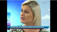 Andressa Urach chorar em entrevista depois de perguntas grosseiras de jornalista. Veja o vídeo