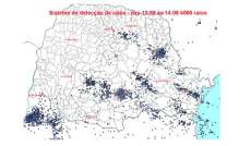 Em sete minutos, mais de 4 mil raios caem no Paraná