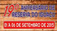 Reserva do Iguaçu - Programação do 19º aniversário do município inicia nesta terça dia 01