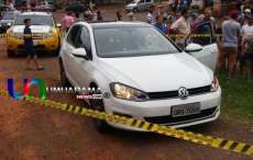 No Paraná, homem é executado dentro de carro