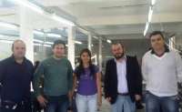 Candói - Assessor do Deputado Federal Aliel Machado visitou município