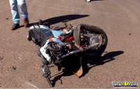 Laranjeiras - Grave acidente é registrado no centro, deixando motociclista ferido, Veja o vídeo