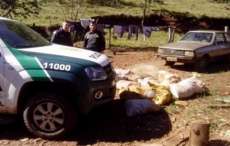 Três Barras - Polícia Ambiental realiza apreensão no município