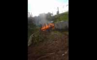 Goioxim - Veja vídeo de homem que depois de atear fogo em casa se joga dentro e morre queimado