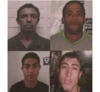 Polícia divulga fotos dos assaltantes que praticaram furtos em Laranjeiras, Nova Laranjeiras e Três Barras