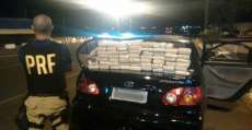 Casal com bebê de 5 meses transportava 66 quilos de maconha no Paraná