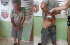Polícia prende homem no interior do Paraná usando calcinha fio dental