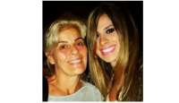A participante Vanessa e sua mãe