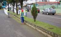 Pinhão - Cidade Limpa – Equipes trabalham na Avenida Trifon