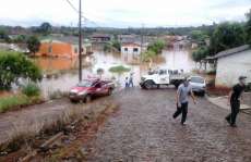 Goioxim - Cidade também sofre com a chuva