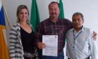Cantagalo - Prefeito assinou contrato para ampliação das redes de água e esgoto