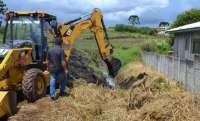 Pinhão - Secretaria de Obras realiza melhorias no bairro Lindouro