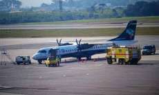 Avião com 50 passageiros faz pouso de emergência no Afonso Pena