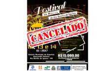 Rio Bonito -  Cancelamento do VIII Canta Rio – Festival de Música