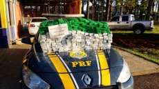 Laranjeiras - PRF apreende mais de 125 kg de maconha