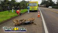 Guaraniaçu - Mais um motoqueiro morre na BR 277 - Cenas Fortes