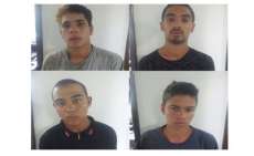 Campo Bonito - Bandidos assaltam lotérica mas se dão mal. Polícia coloca os quatro atrás das grades
