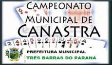 Três Barras - Acontece nesta segunda dia 14, a final do Campeonato Municipal de Canastra