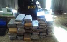 PRF apreende 50 tabletes de maconha na BR-277