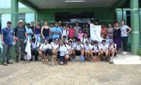 Pinhão - Projeto Pelotão da cidadania faz acampamento com turma de 2014