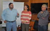 Dep. Artagão, prefeita Sirlene Svartz e Ivan Theo