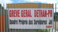 Greve no Detran continua