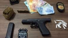 No Paraná mãe, filho e nora são presos por tráfico de drogas e posse de arma restrita
