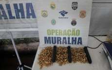 Várias munições são apreendidas na Operação Muralha da BR 277
