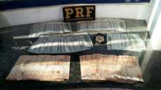 Catanduvas - PRF apreende dinheiro em abordagem na BR 277