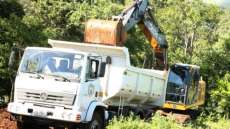 Reserva do Iguaçu - Obras inicia recuperação de estradas da Comunidade Santo Antão