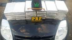 No Paraná, boné com estampa de maconha é pista para PRF fazer apreensão