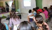 Reserva do Iguaçu - Usuários do PAF aprendem a fazer horta com material reciclável