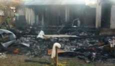 Cantagalo - Casa é destruída pelo fogo
