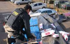 PRF apreende R$ 3,2 milhões em cigarros contrabandeados no Paraná