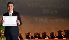 Beto Richa é diplomado pelo Tribunal Regional Eleitoral