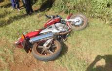 Espigão Alto - Motociclista fica em estado grave depois de acidente na PR 473