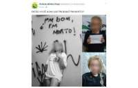 Menina ofende a polícia e leva uma lição