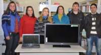Laranjeiras - Escolas recebem televisores e notebooks