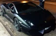Lamborghini é apreendida em blitz