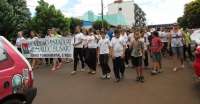 Quedas - Professores protestam contra o fechamento de turmas