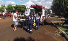 Quedas - Acidente na rua Carvalho com Baobás deixa 3 feridos