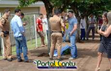 Catanduvas - Adolescente de Três Barras é executado em frente ao Fórum - Cuidado, Imagens fortes