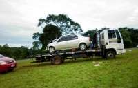 Nova Laranjeiras - Fiat Strada e Renault Logan batem na BR 277 trevo de acesso à Quedas do Iguaçu