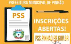 Pinhão - Prefeitura abre inscrições para PSS